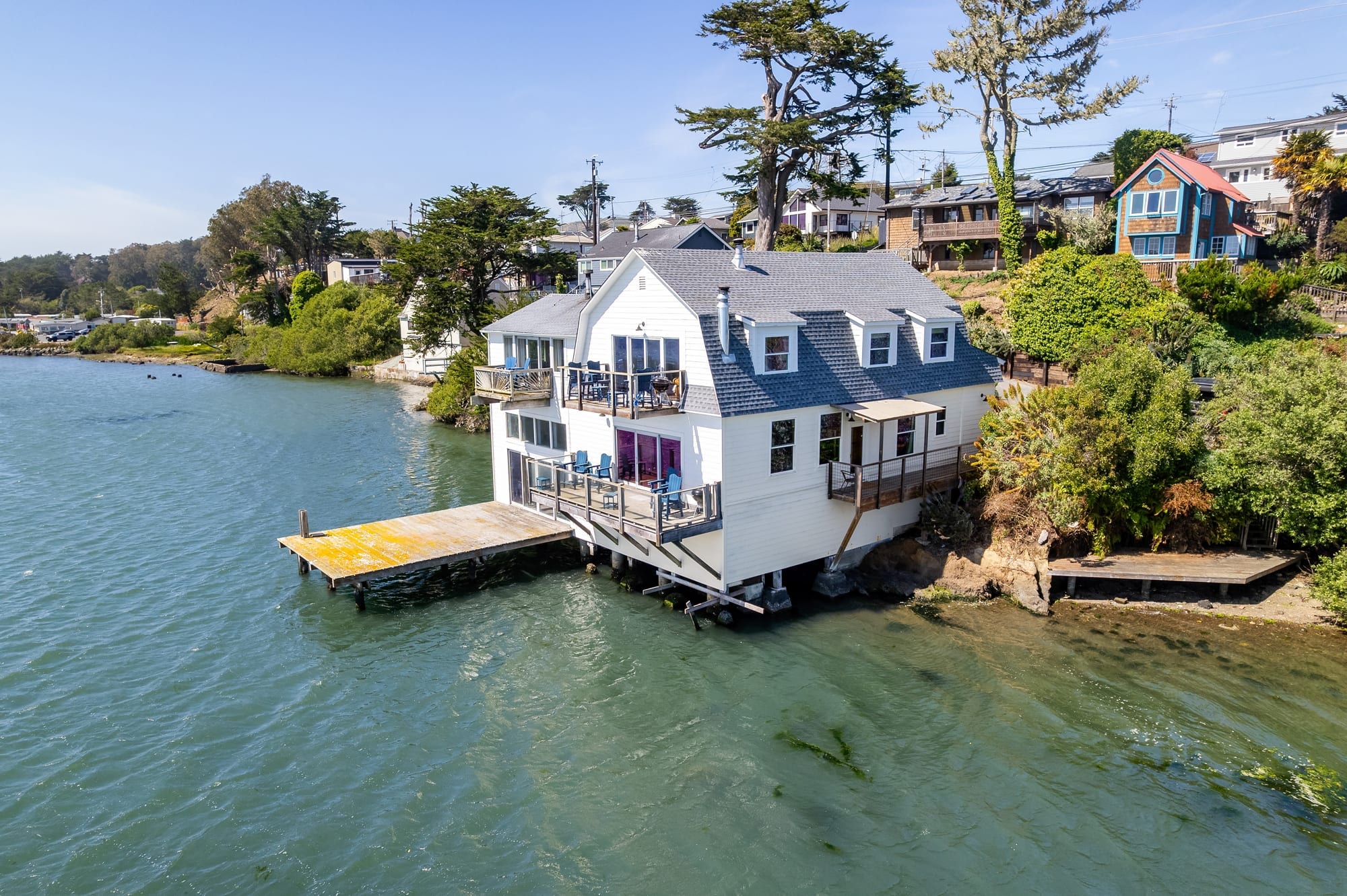 Bodega Bay's Edge waterfront vacation rentals on Bodega Bay, California